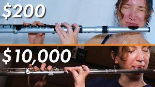 Flute Expert tries PLASTIC Flute VS Her Flute