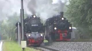 HSB 99 6001 & 99 5901 Doppelausfahrt Alexisbad