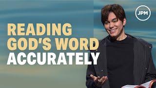 Context Is Key When You Read The Bible | Joseph Prince Ministries