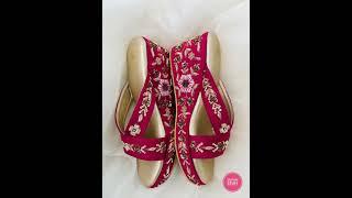 Rajasthani stuff #design #sandals #sandal #vickysimmyvlog