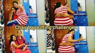 Chair lap sitting challenge with mother //part -3//requested video @diya nag