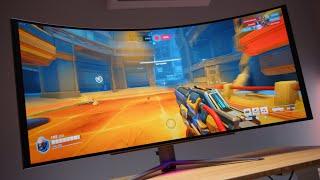 I Tried The World's Most Insane Gaming Monitor - LG 45" OLED