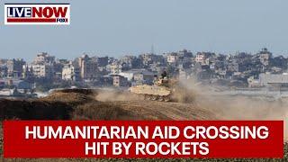 BREAKING: Hamas fires rockets at Gaza humanitarian aid crossing | LiveNOW from FOX