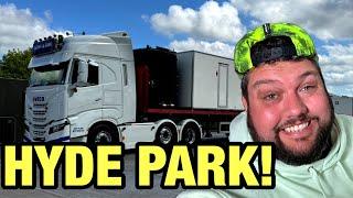 HGV Delivery Into London - Hyde Park!