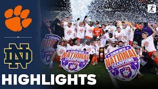 Clemson vs Notre Dame | NCAA Men's College Cup Soccer Final | Highlights - December 11, 2023