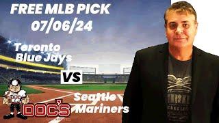 MLB Picks and Predictions - Toronto Blue Jays vs Seattle Mariners, 7/6/24 Free Best Bets & Odds