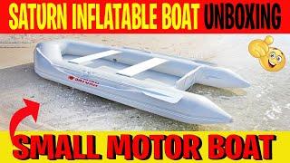 Saturn Inflatable Small Motor Boat CB290 || Saturn inflatable Boat Unboxing