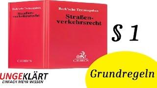 STVO §1 Grundregeln (Vertrauensgrundsatz)