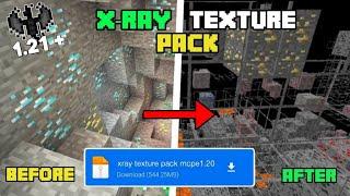 X-RAY Texture Pack For MCPE/Bedrock 1.21 ️| X-Ray Mod For Minecraft Pe 1.21