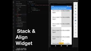 Flutter - Learn Stack & Align Widget