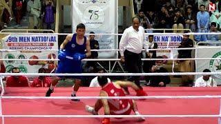 Ibrar Ali - ARMY Vs Naqeeb Ullah - WAP | 39th MEN NATIONAL Boxing Championship 2022