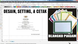 Cara Desain, Setting, & Mencetak Blangko Piagam / Sertifikat Melalui CorelDRAW - CorelDRAW Indonesia