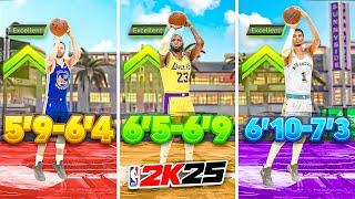 NBA 2K25 BEST JUMPSHOTS FOR ALL BUILDS, HEIGHTS, & 3PT RATINGS in SEASON 3! BEST SHOOTING TIPS 2K25!