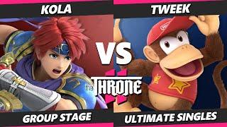 The Throne 2 - Tweek (Diddy Kong) Vs. Kola (Roy) Smash Ultimate - SSBU