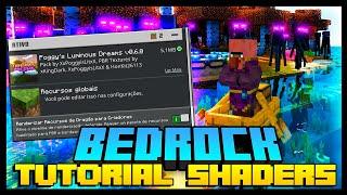 BEDROCK - COMO ATIVAR A VERSÃO MAIS RECENTE DOS SHADERS!