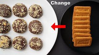 Condensed Milk Chocolate Truffles Recipe | easy desserts with biscuits