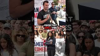 what are your thoughts on this heated debate? #charliekirk #debate #funny #heat #interview #wild