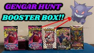This $250 GENGAR HUNT BOOSTER BOX contains some AMAZING PACKS!! + GIVEAWAY!! (pokemon card opening)