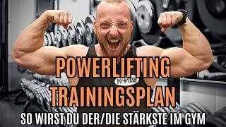 Kostenloser Powerlifting-Trainingsplan für maximale Stärke und Kraft