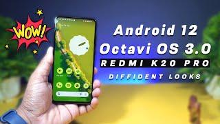 Official Android 12 Octavi OS 3.0 Redmi K20 Pro Review, New Look and Ui | Redmi K20 Pro Octavi OS