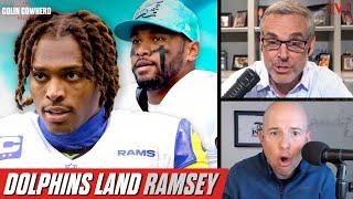 Reaction to Jalen Ramsey to Miami Dolphins, Bears trade No. 1 pick to Panthers | Colin Cowherd NFL