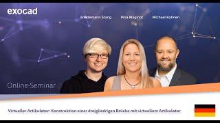 exocad DentalCAD 2020 WEBINAR - Virtueller Artikulator (DE)