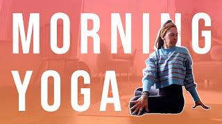 Morning Yoga - 20 minute Gentle Full Body Morning Stretches for Beginners