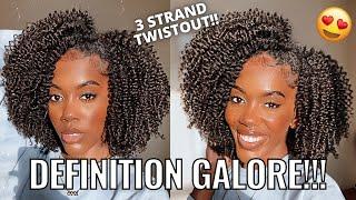 BEST 3 STRAND TWIST OUT I'VE DONE THUS FARRRR + NEW Product COMBO! Beginner Friendly Tutorial!