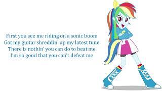 My Little Pony - Equestria Girls Awesome As I Wanna Be Lyrics