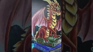 The Book Keeper! Dragon illustration! Would you want a pet dragon? 