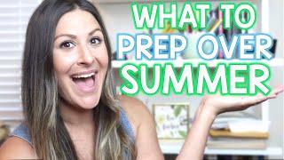 WHAT TO PREP FOR NEXT SCHOOL YEAR DURING SUMMER - |New School Year Series|