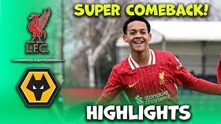 Liverpool vs Wolves | u18 Premier League epl | Liverpool highlights 15-03-2025