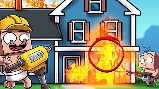 Minecraft - PSYCHO BABY BURNS THE HOUSE DOWN!? (Who's Your Daddy?)