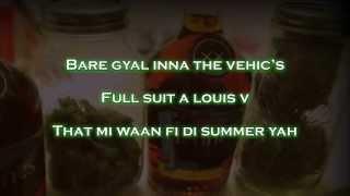 Mavado  Weed & Hennessy (lyrics on screen)