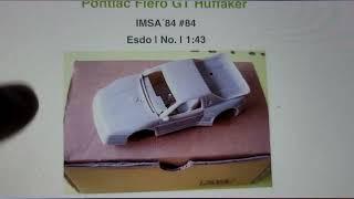 1/43 scale fiero dole pineapple imsa race car a look back at a pre youtube build