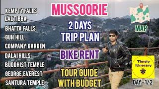 Mussoorie Tourist Places to visit in 2 days | Mussoorie Travel Guide | Mussoorie Tour Budget Day 1/2