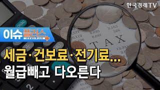 세금·건보료·전기료…월급빼고 다 오른다/ 이슈플러스 / 한국경제TV뉴스