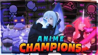 Making My STRONGEST GODLY Ω3 "SLIME" Units in Anime Champions Simulator