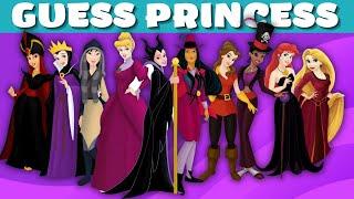 Guess Disney Princess by the Sketch of her Villain ️‍| Disney Quiz 