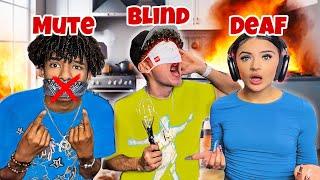 DEAF. BLIND. MUTE CHALLENGE (house caught on fire)