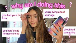 answering your ASSUMPTIONS about me *exposing myself*