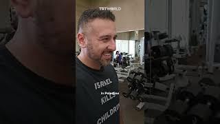 Activist arrested at gym for wearing 'Israel kills children' t-shirt