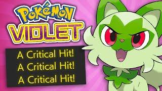 I Beat Pokemon Violet With ONLY Critical Hits