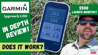 Garmin Approach G80 In Depth Review!!! || Budget Launch Monitor || Improve your golf game!