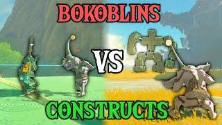 Bokoblins VS Constructs EPIC BATTLE! | Zelda: Tears of the Kingdom