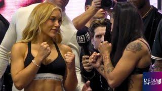 ELLE BROOKE VS JENNY SAVAGE - FINAL FACE OFF & WEIGH-IN: MEDIA SPOTLIGHT UK