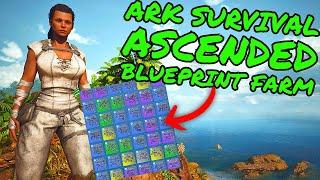 Ark Survival Ascended BLUEPRINT FARMING Trick For the Island!!