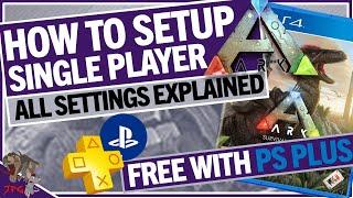 ARK ALL SETTINGS EXPLAINED - How To Change Your Single Player Settings - GUIDE - FREE WITH PS PLUS!