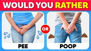 Would You Rather...? EMBARRASSING Situations Edition  Quiz Fire