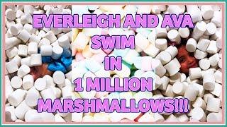 EVERLEIGH AND AVA GET STUCK IN 1 MILLION MARSHMALLOWS! (INSANE)